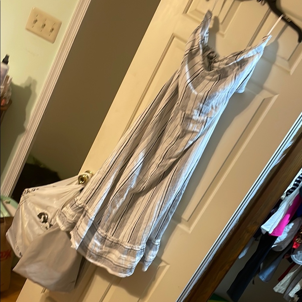 Striped Sleeveless Dress